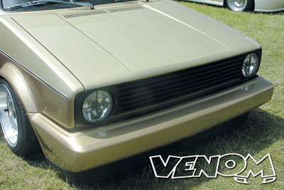 Venom Debadged Grill for VW Golf Mk 1 (17)