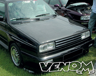 Venom Debadged Grill for VW Golf Mk 2 (1G)