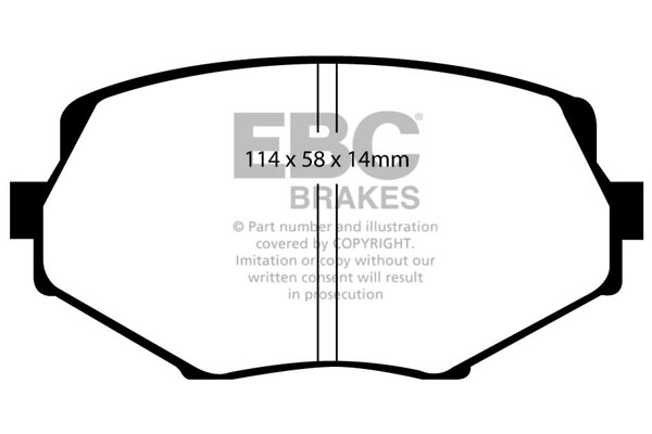 EBC Ultimax Brake Pads - Front for Mazda MX-5