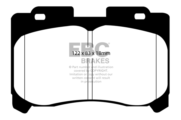 EBC Ultimax Brake Pads - Front for Toyota Celica
