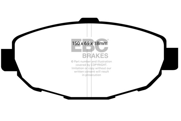 EBC Ultimax Brake Pads - Front for Lexus SC