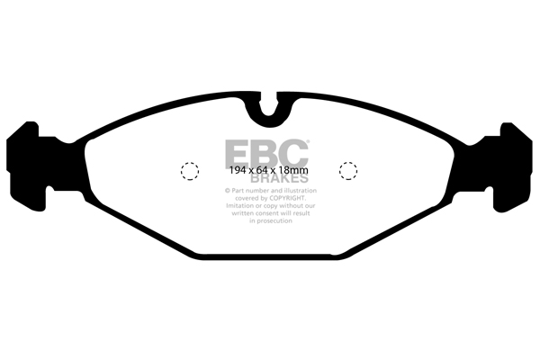 EBC Ultimax Brake Pads - Front for Jaguar XJ