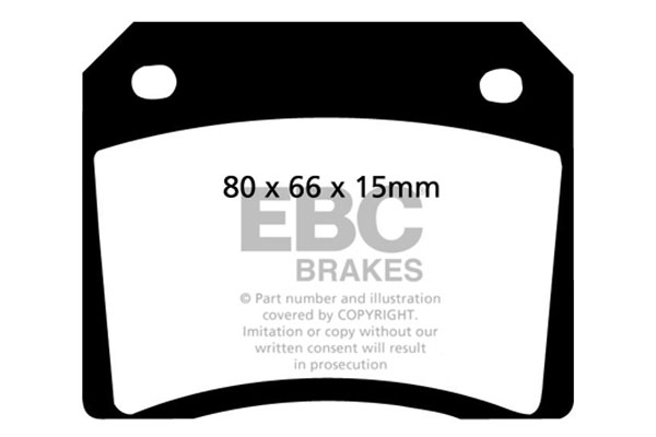 EBC Ultimax Brake Pads - Rear for Jaguar XJS