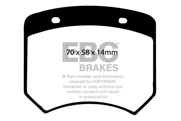 EBC Ultimax Brake Pads - Front for Mini Old Mini