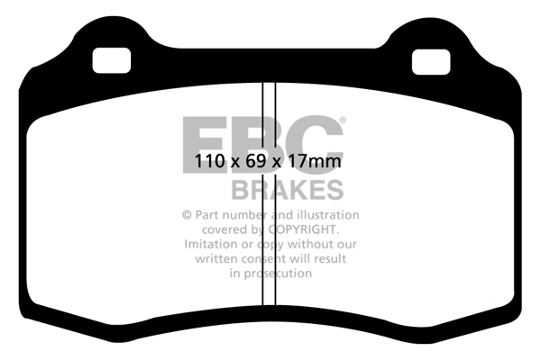 EBC Ultimax Brake Pads - Front for Ford Focus Mk 1