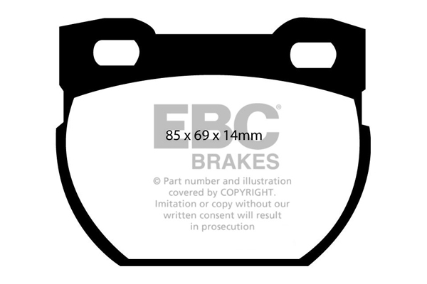 EBC Ultimax Brake Pads - Rear for Land Rover Defender