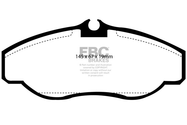 EBC Ultimax Brake Pads - Front for Land Rover Discovery