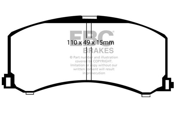 EBC Ultimax Brake Pads - Front for Suzuki Baleno