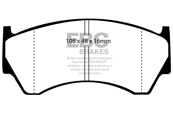 EBC Ultimax Brake Pads - Front for Nissan Almera