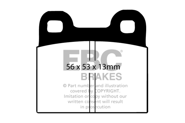 EBC Ultimax Brake Pads - Rear for Saab 900