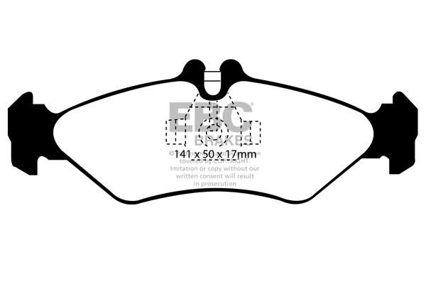 EBC Ultimax Brake Pads - Rear for Mercedes Sprinter
