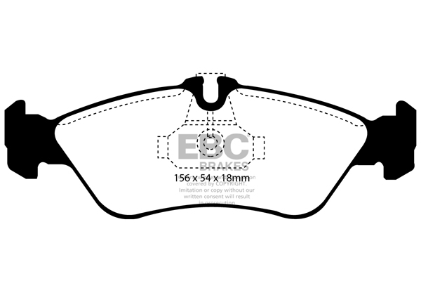 EBC Ultimax Brake Pads - Rear for Mercedes Sprinter