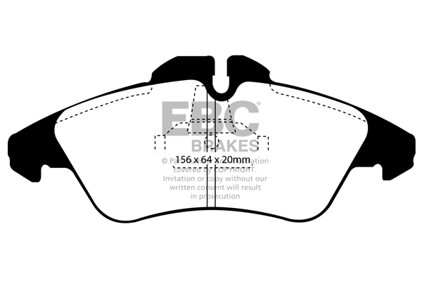 EBC Ultimax Brake Pads - Front for Mercedes V-Class
