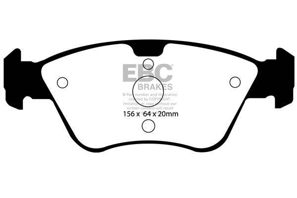 EBC Ultimax Brake Pads - Front for Mercedes E-Class