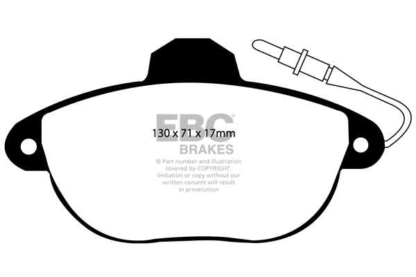 EBC Ultimax Brake Pads - Front for Citroen Xantia