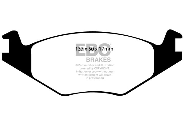 EBC Ultimax Brake Pads - Front for VW Polo Mk 3 (6N/6N2)