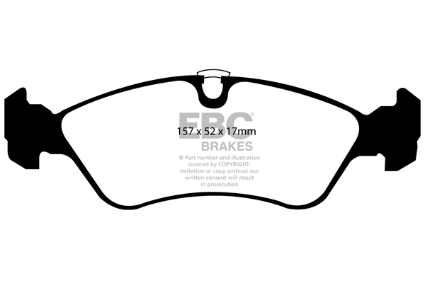 EBC Ultimax Brake Pads - Front for Vauxhall Vectra Mk 2 (B)