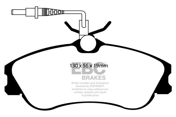 EBC Ultimax Brake Pads - Front for Citroen Berlingo
