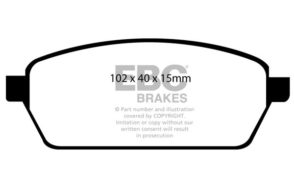 EBC Ultimax Brake Pads - Front for Suzuki Carry