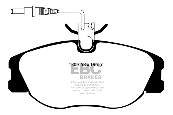 EBC Ultimax Brake Pads - Front for Citroen Synergie
