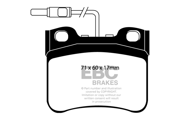 EBC Ultimax Brake Pads - Front for Citroen AX