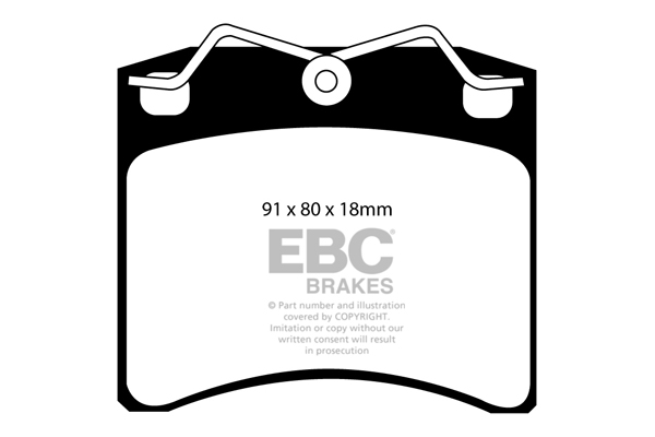 EBC Ultimax Brake Pads - Front for VW Transporter (T4)