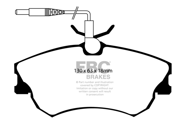 EBC Ultimax Brake Pads - Front for Renault Espace