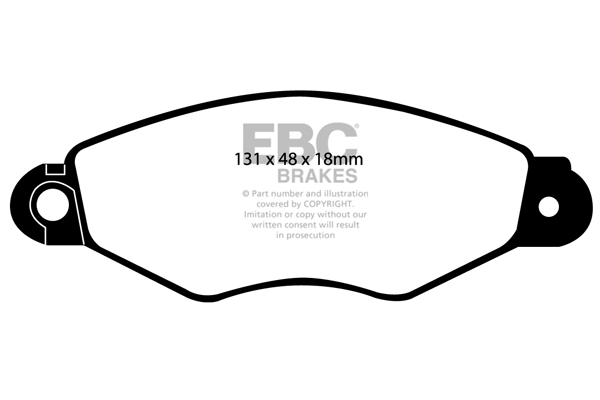 EBC Ultimax Brake Pads - Front for Citroen Xsara