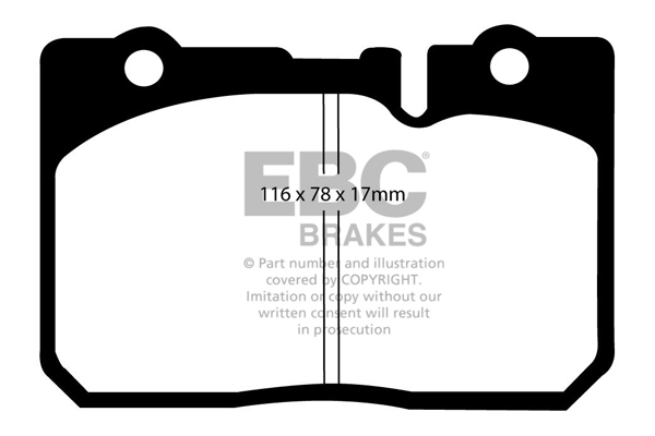 EBC Ultimax Brake Pads - Front for Lexus LS