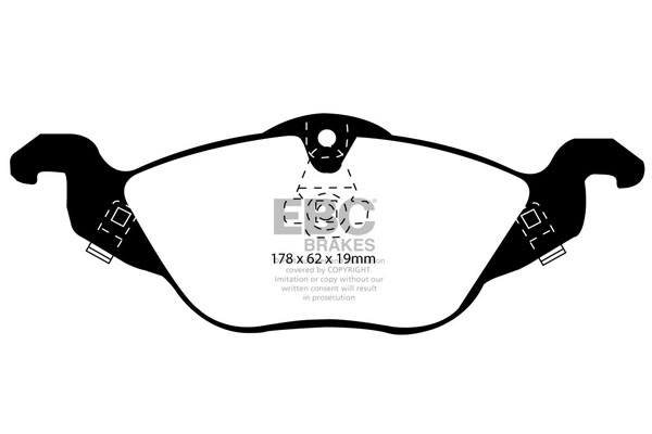 EBC Ultimax Brake Pads - Front for Vauxhall Astra Mk 4 (G)