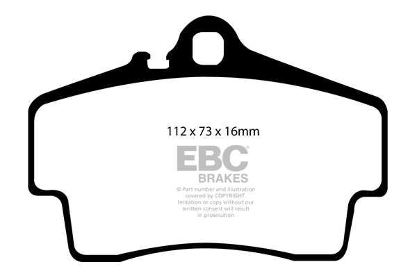 EBC Ultimax Brake Pads - Rear for Porsche 911 (997)