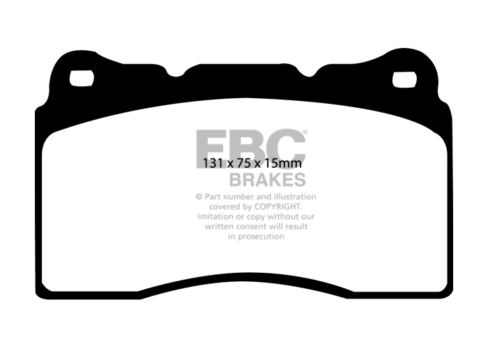 EBC Ultimax Brake Pads - Front for Subaru Impreza Mk 2