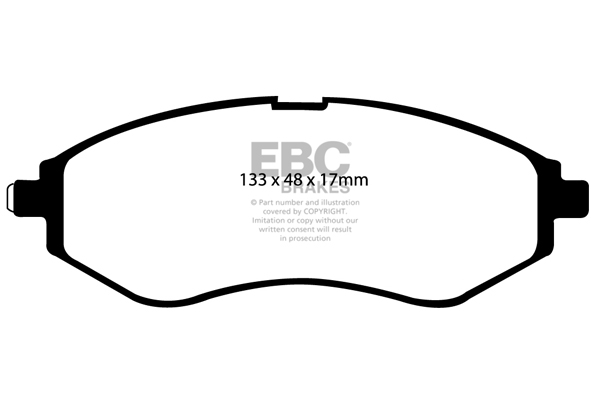 EBC Ultimax Brake Pads - Front for Chevrolet Aveo