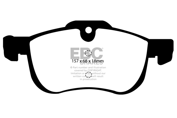 EBC Ultimax Brake Pads - Front for MG ZT