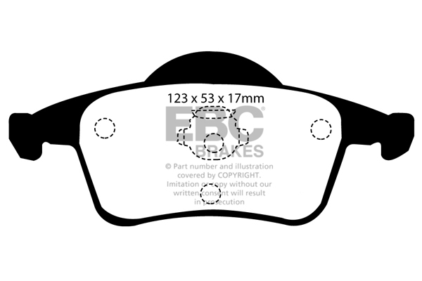 EBC Ultimax Brake Pads - Rear for Volvo V70