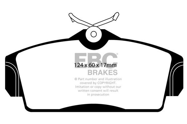 EBC Ultimax Brake Pads - Front for Nissan Primera