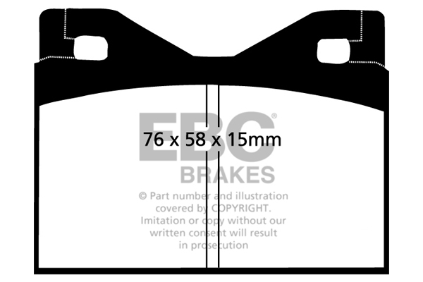 EBC Ultimax Brake Pads - Front for Audi Coupe (B2/B3/B4)
