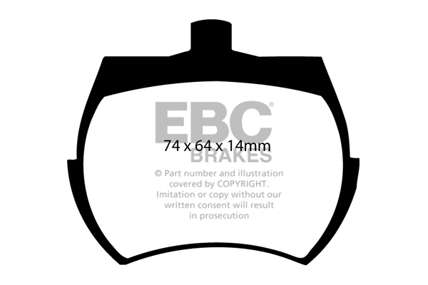 EBC Ultimax Brake Pads - Front for Triumph TR