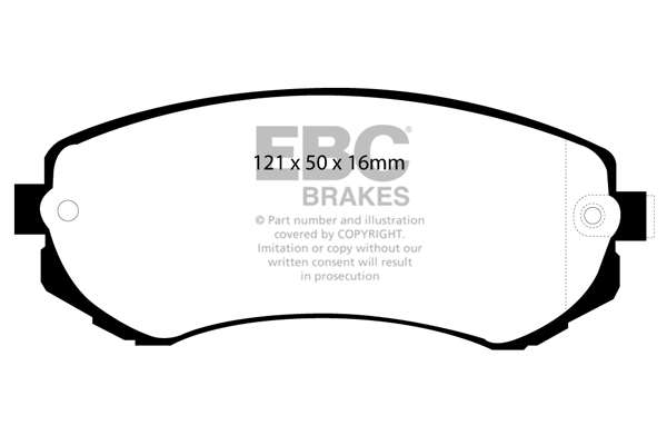 EBC Ultimax Brake Pads - Front for Nissan Skyline