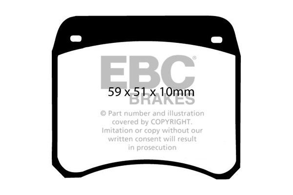 EBC Ultimax Brake Pads - Front for Mini Old Mini