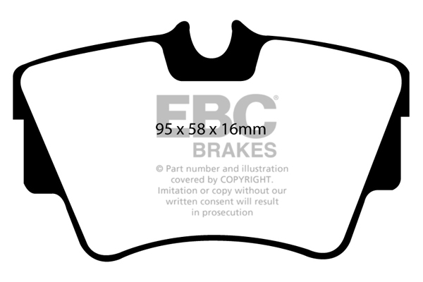 EBC Ultimax Brake Pads - Rear for VW Transporter (T4)