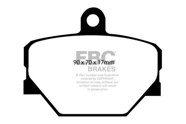 EBC Ultimax Brake Pads - Front for Smart ForTwo