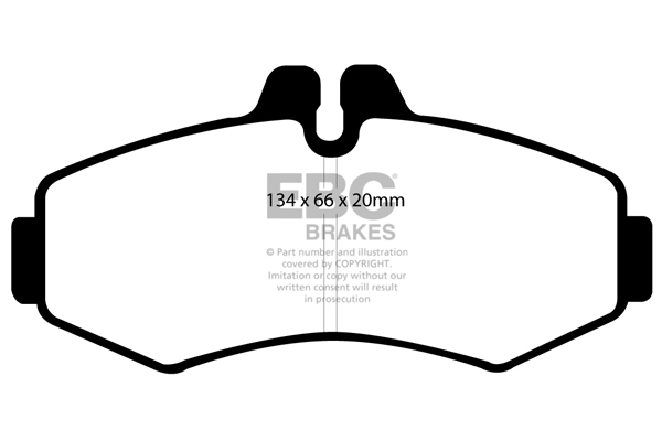 EBC Ultimax Brake Pads - Front for Mercedes Vito