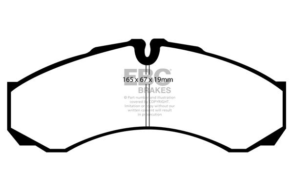 EBC Ultimax Brake Pads - Front for Iveco Daily