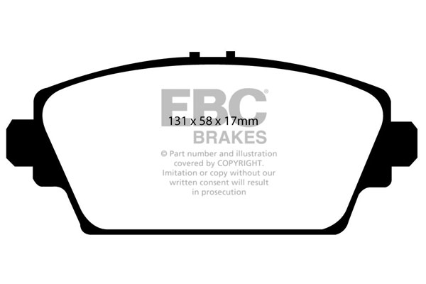EBC Ultimax Brake Pads - Front for Nissan Primera