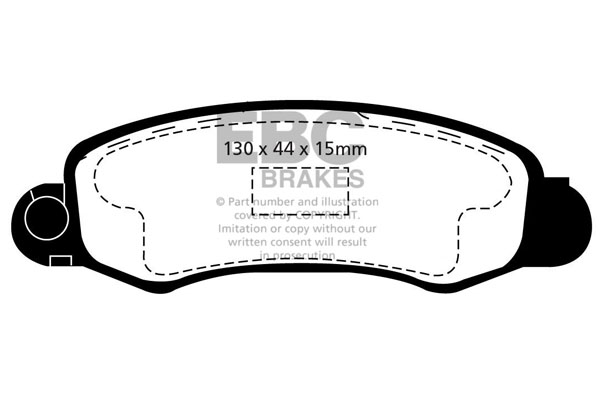 EBC Ultimax Brake Pads - Front for Suzuki Swift