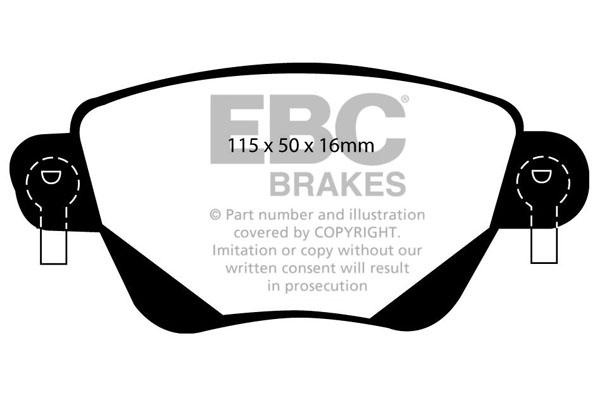 EBC Ultimax Brake Pads - Rear for Ford Mondeo Mk 2