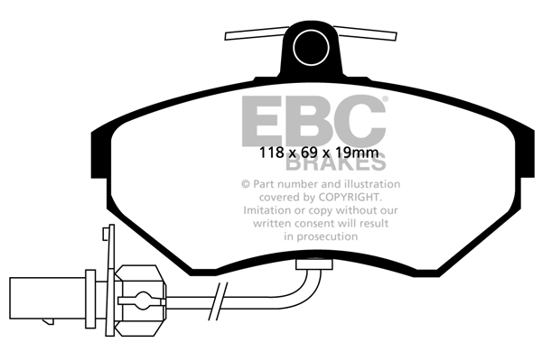EBC Ultimax Brake Pads - Front for Audi A4 (8D)