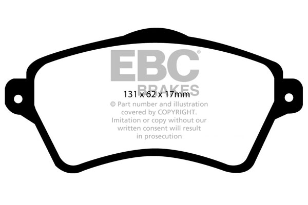 EBC Ultimax Brake Pads - Front for Land Rover Freelander