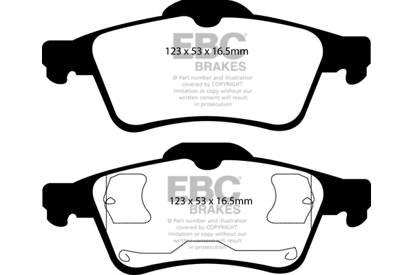 EBC Ultimax Brake Pads - Rear for Mazda 3
